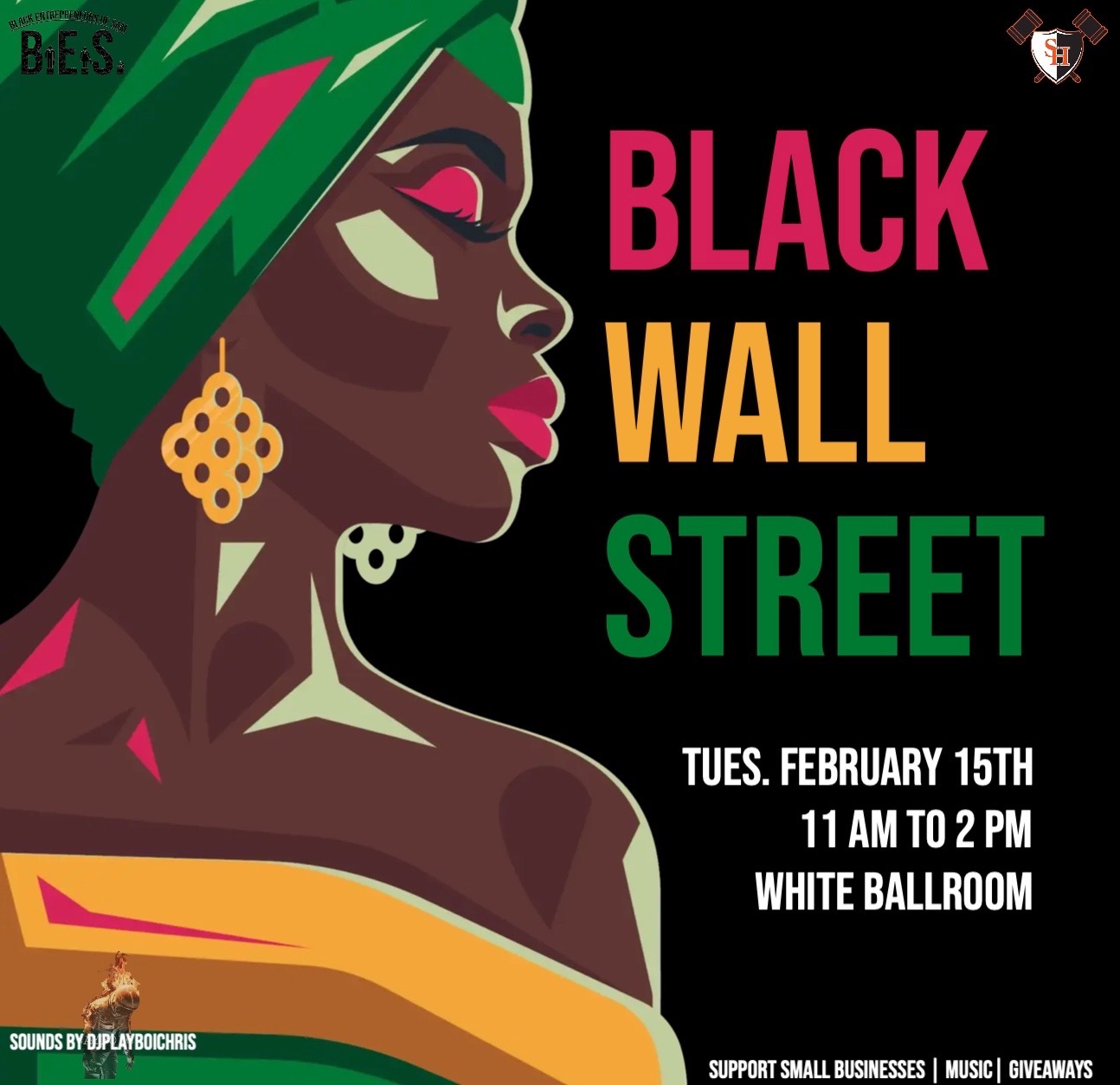 Wall Street Vendor Event Flyer